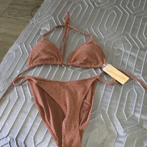 Brown Bikini Set